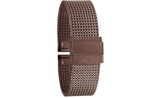 Eichmüller BandOh Edelstahl Milanaise Uhrenarmband PVD vergoldet