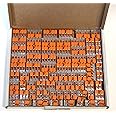 Wago 221 Kabelverbinder Set 75 Stück (25x221-412, 25x221-413, 25x221 415) mit wiederverschließbarer Box