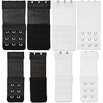 Estensori Nero Bianco Beige Set Di 3 Prolunghe Per Reggiseno - Foto 3