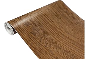 ‎DECOMEISTER DecoMeister Klebefolie in Holz-Optik Holzfolien Deko-Folien Holzdekor Selbstklebefolie Möbelfolie Selbstklebend Fertigrolle Holz Folie für Möbel Eiche Wildwuchs 45x200 cm
