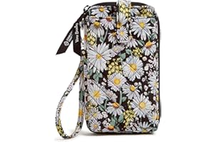 Vera Bradley Women's Cotton Large Smartphone Wristlet with RFID Protection