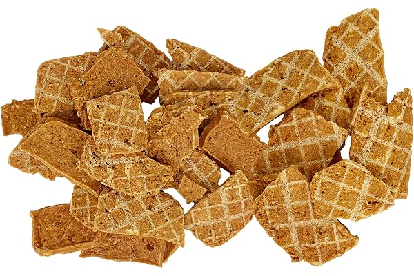 Friandises Naturelles pour Chiens, Biscuit de Poisson, Filet de Saumon, collation Dentaire à mâcher, pour Petits, Moyens et Grands Chiens. Omega-3. 200G.