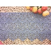 SUPERFINDINGS Nastro Jacquard 7.66m - 3.3cm Larghezza, Stile Etnico Con Ricamo Floreale