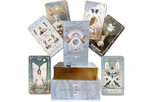 Shores Of Moon Heavenly Soul Tarot Deck with Guidebook & Box - 78 Cards Complete Full Deck Classic Art Divination Tool