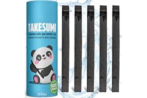 orinko Bamboo Charcoal Sticks x5 - Portable Water Filter - Pack of 5 Takesumi Sticks for Purification