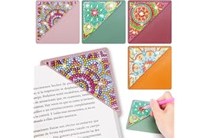 TATEANGNIK Crafts Gifts for 8 9 10 11 12 Year Olds Girls: Corner Bookmarks Arts and Crafts for Kids Children Age 6-8 8-12 | Diamond Painting Kits for Kids | 7 8 9 10 11 12 Year Old Girl Gifts Birthday Presents