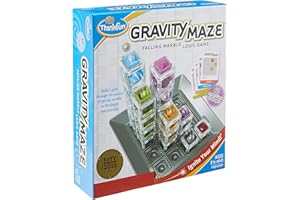 THINK FUN Ravensburger Thinkfun Gravity Maze - Juego de laberinto de lógica de mármol caído
