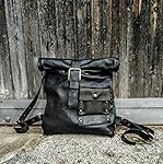 TWL Leather Motorcycle bag"Cafe Racer" Handmade in italy borsone moto motocicletta borsa zaino pelle cuoio artigianale...