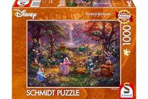 Schmidt Spiele 58040 Thomas Kinkade, Disney, Robin Hood, puzzle 1000 elementów, wielokolorowe