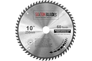 Saxton - Lame de scie circulaire 250mm x 30mm x 60 Dents pour Festool TS55 Bosch Makita Dewalt