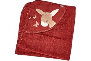 Sterntaler Kapuzenbadetuch 80x80 Emmily rot