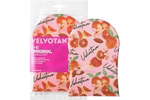 VELVOTAN Original Tanning Mitt (Tutti Fruitti) Self Tan Mitt for Streak-Free Finish & Stain-Free Hands, Washable & Reusable, Use with Any Fake Tan