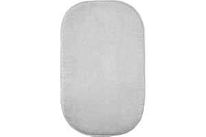 Nattou Coussin pour la Matela à Langer "Softy", Environ 62 cm, Vegan, Coton/Polyester, Care, Gris