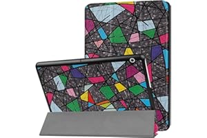 LOBWERK WiTa-Store Étui pour Huawei MediaPad T3 10 9,6" Smart Cover Slim avec fonction mise en veille/marche automatique + stylet C4