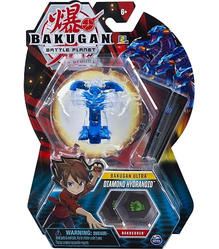 Pack Démarrage Bakugan Hydranoid – 3 Figurines Transformables + Cartes Et Noyaux – Dès 6 Ans