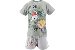 NICKELODEON Paw Patrol Bambino Maglietta e Pantaloncini (Verde,6 Anni)