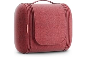 VANLINDSON Luxury Neceser de Viaje [Diseño 2025, 8 litros de Espacio] - Neceser Maquillaje Organizador para Hombre y Mujer, Bolsa de Aseo y Viaje Colgante