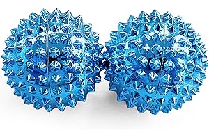 ‎MYSKILLS4LIFE 2x DBT Skills Igelball | Magnetischer Hochstress Akupressurball | Hellblau | 32mm Durchmesser | zum Stressabbau oder zur Massage, gegen Anspannung und für mehr Beweglichkeit und Konzentration
