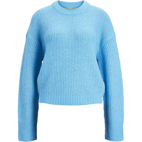 Jack & Jones JXMILA LS Twist Crew Neck Knit Noos Sweater, Corail