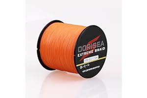 DORISEA Extreme Braid 100% PE 300 m geflochtene Angelschnur 2,7–250 kg Test-Angeldraht, Angelschnur, abriebfest, unglaubliche Superline, Zero Stretch, kleiner Durchmesser