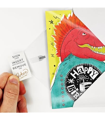 Never-Ending Singing Prank Birthday Card With Glitter