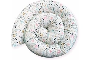 ‎BEBELOO Bebeloo Bed Snake, Bed Pillow, Side Sleeper Pillow, Neckroll, Sleeping Pillow, Cuddly Snake, Nursing Pillow, Decorative Pillow, Draught Excluder, Body Pillow, Cotton (Berberry, 210