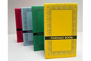 EMBLEMEDIA Golf Yardage Books (4 Pack) PGA Tour Template W/Stat Tracking Inserts