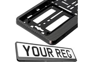 TAPORT® CAR REGISTRATION HOLDER FOR ANY CAR, VAN, TRUCK, TRAILER (CARBON HINGED)