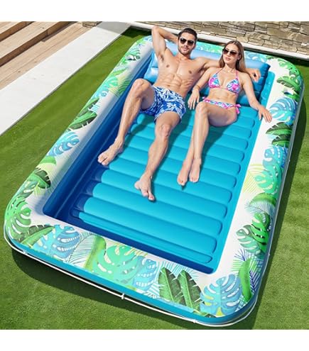 Sloosh Tanning Pool Fabric Pool Floats Adult SLOOSH Inflatable
