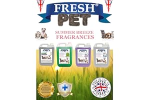 Trade Chemicals FRESH PET ECO Refill to make 4x5L Kennel, Cattery, Pet Disinfectant, Cleaner (SUMMER BREEZE PACK)
