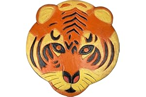 Crafty Artisan kids wooden stools (tiger)