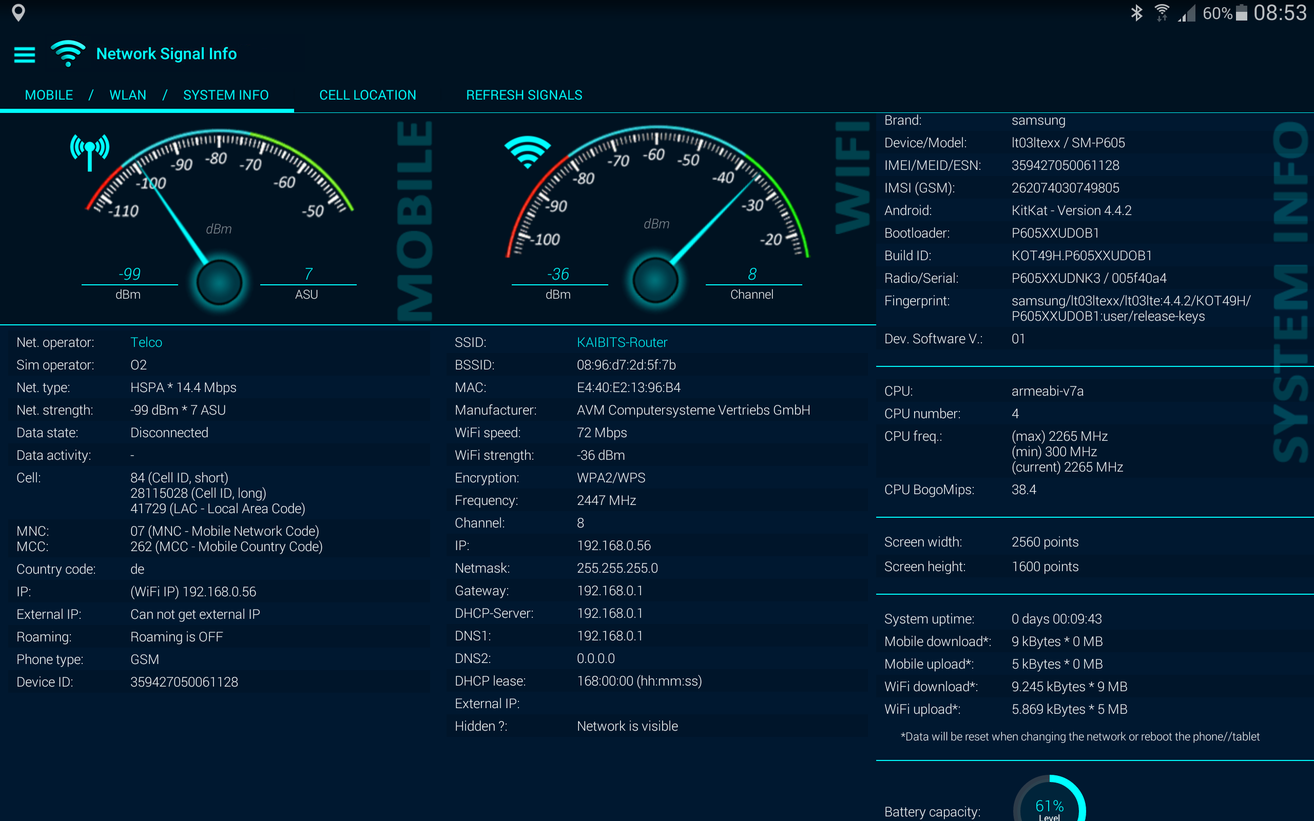 Network Signal Info Amazon.co.uk Apps & Games