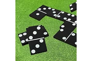 BARGAINGALORE NEW GIANT DOMINOES OUTDOOR GARDEN GAMES KIDS FAMILY FUN ACTIVITY TOYS CHILDREN