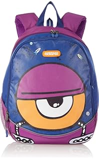 american tourister back to school backpack woodle 01 grey hippo