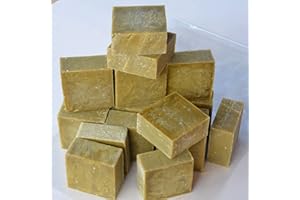 ESTENAT Lot de 15 à 18 savons EXTRA PUR à l'huile d'OLIVE. Issus d'une barre brut coupée en savonnettes de 80g-100g, poids 1.4 kg - Sans huile de palme - Le Serail à Marseille depuis 1949