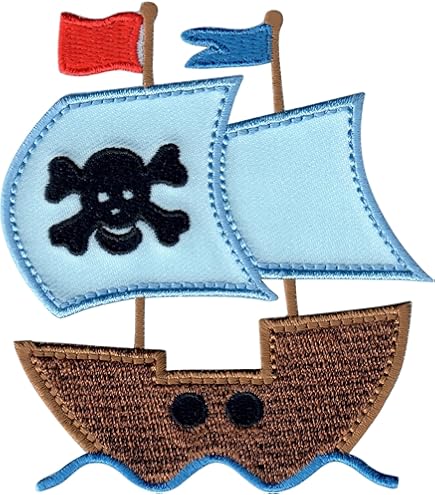 Mono Quick Piraten trio 3 stuks - Lapjes Appliqués