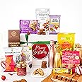 Luxury Christmas Vegan Hamper Basket, Vegan Chocolate, Dairy-Free & Gluten-Free Snacks, Vegan Gifts for Women, Vegan Chocolate Gifts, Gluten Free Hamper & Gourmet Gifts, Gift Basket, Prosecco