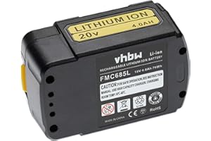 vhbw batteria sostituisce Stanley FMC687L per attrezzi da lavoro (4000 mAh, Li-Ion, 18 V)