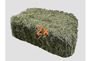 HEUKOENIG.DE 2 Heuballen komplett aus Deutscher Ernte in erstklassiger Qualität von Heukönig (12-14kg pro Ballen)