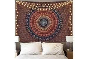 Alishomtll mandala Tapestry hippie bohemian Psychedelic Tapestry Mandala Indian Yoga Meditation Tapestries Home Decor Wall Hanging 79 x 59 inches