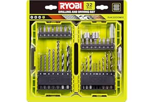 Ryobi RAK32DDMIX Mixed Drilling and Screwdriving Bit Set (32 Piece)