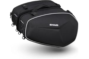 SHAD Expandable Saddle Bags E48 2 un, Schwarz