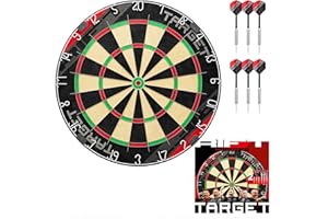 Target Darts Dartboard Ensembles | Rift Cible et 6 Fléchettes | World Championship Dart Board | WC Cibles de Fléchettes et Système D'éclairage en Arc | Tapis de Pleine Longueur | 4 Options de Lots