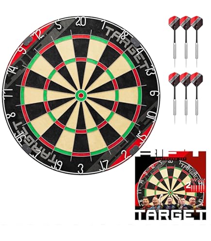 Professioneel Dartbord Set Met Statief En Stalen Dartpijlen Hoogwaardige Sisal Dartbord Met Roterende Nummerring