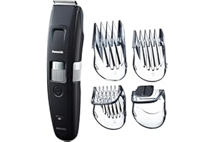 Panasonic, tagliacapelli e rasoio ER-GB96-K503, con lama a pettine, rifinitura della barba per uomini, 58 lunghezze di taglio preciso per barba e capelli, colore nero, batteria