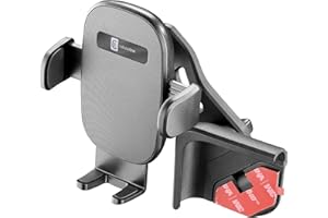 Cellularline | Hug Screen - Tesla Car Holder - Support Universel pour Smartphone pour Tesla - Noir