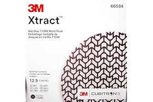 3M Xtract Cubitron II Net Disc 710W, Multi-Grade, 5 in x NH, Die 500X, 20 ea/Case, Multi-pack Violett
