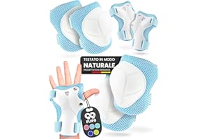 99FLIPS Ochraniacze dla chłopca i dziewczynki do jazdy na rolkach – Ochrona do jazdy na deskorolce i łyżworolkach dla chłopców i dziewczynek – Nakolanniki i nałokietniki dla dzieci – Ochraniacze do