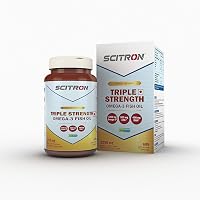 Scitron Triple Strength Omega-3 Fish Oil (1250mg Omega-3 Fatty Acid, 525mg EPA, 400mg DHA) Enteric Coated - 60 Softgels