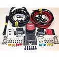 6mtr Pro Split Charge Kit 12v 140a Durite VSR + Battery Terminals + Fuse Box with 110a Cable SCKD316P